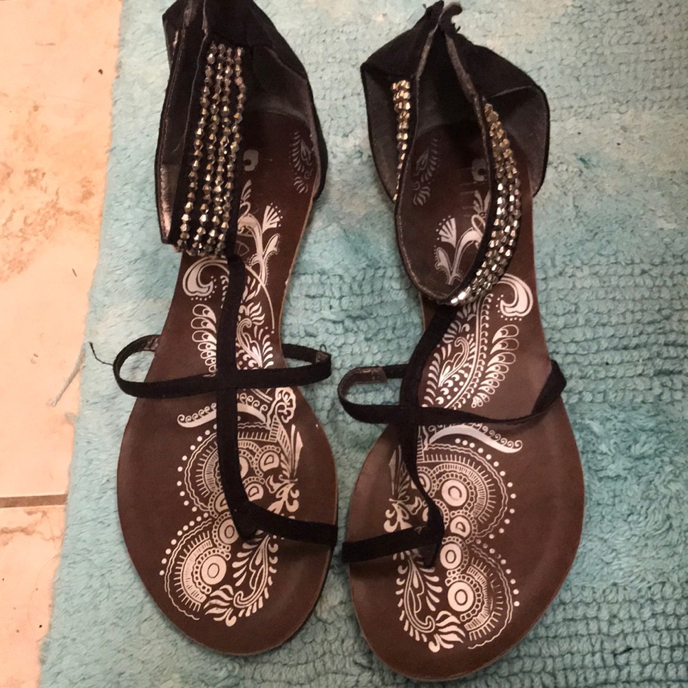 Black sandals